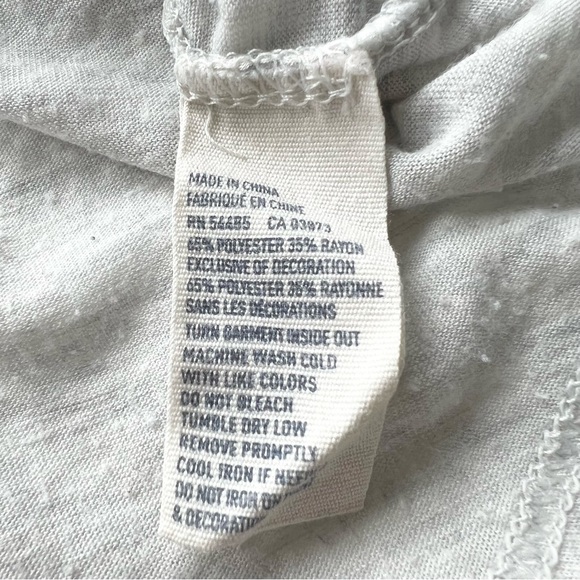 American Eagle Outfitters Grey and Blue “Friend Me” Baseball T-Shirt, Small - Picture 7 of 9